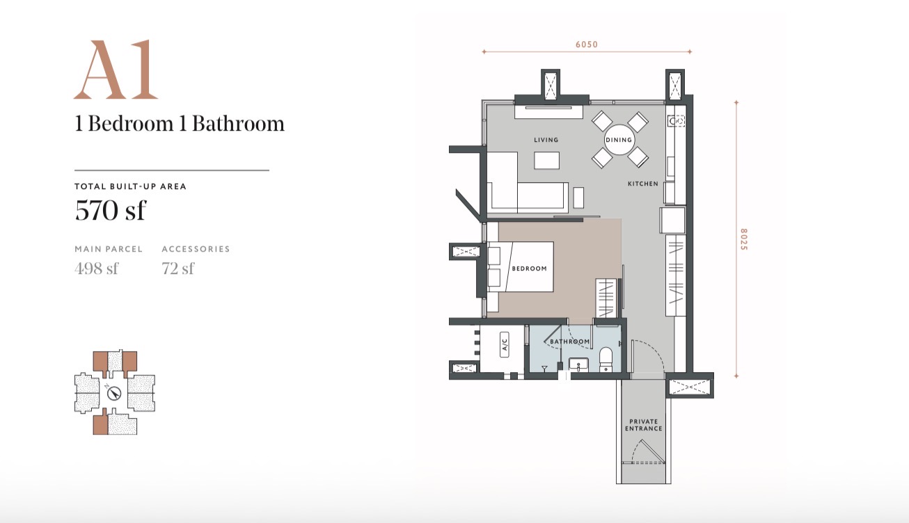 Type A1 floor plan