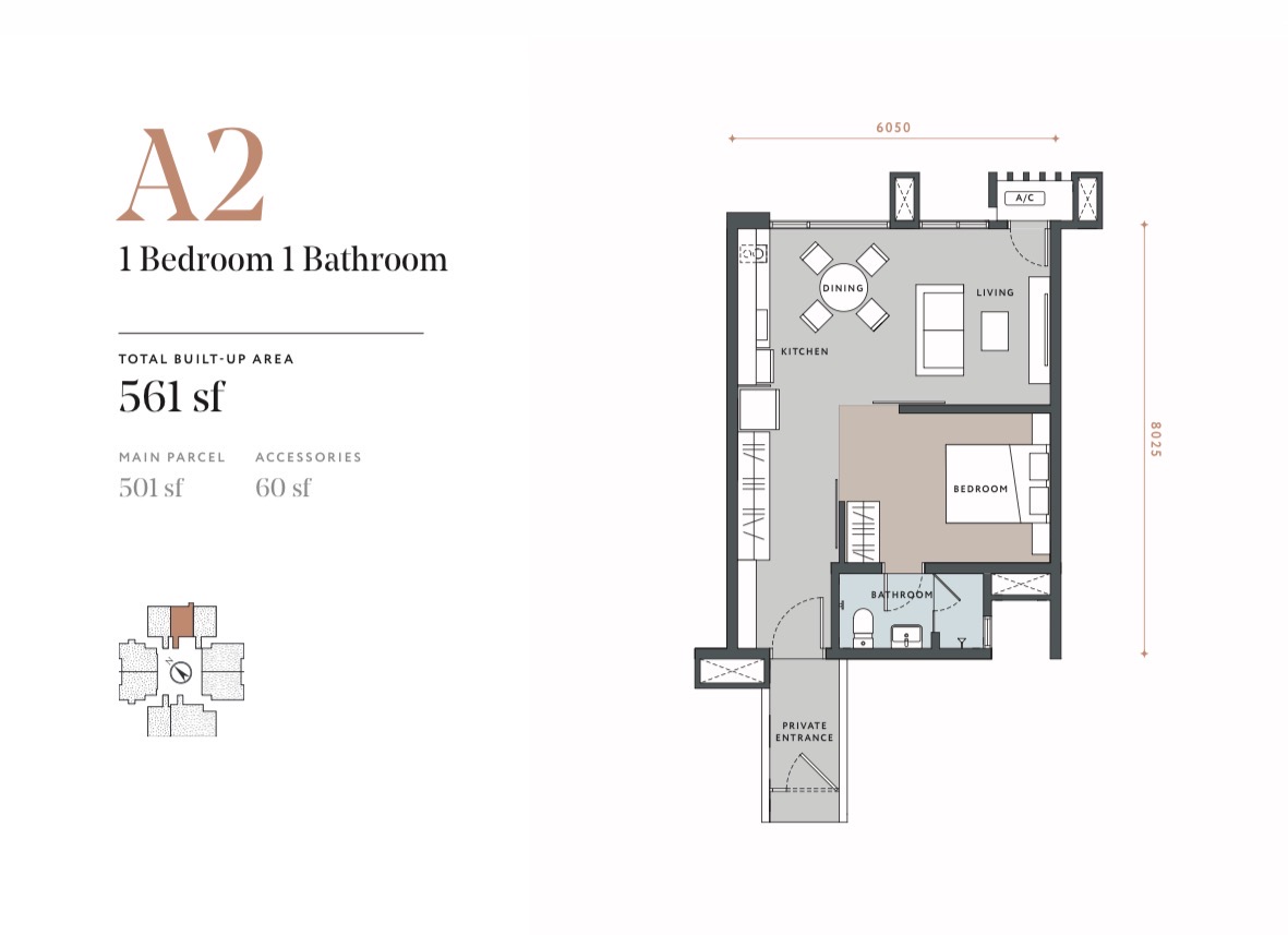 Type A2 floor plan