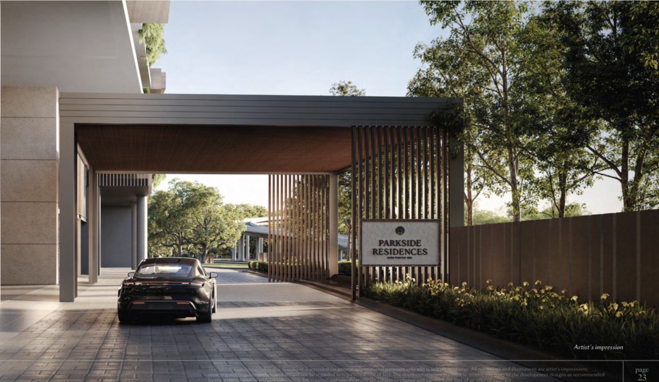 Parkside arrival entrance artist impression