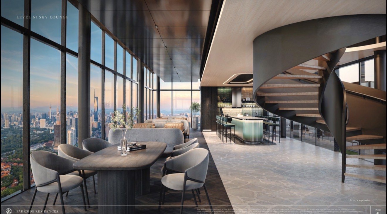 Level 61 Sky Lounge artist impression