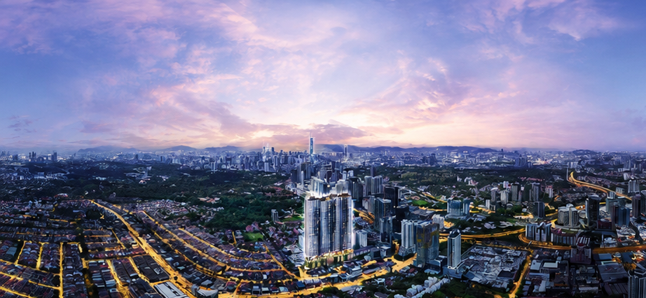 Bangsar Hill Park Talisa Residence skyline artist impression