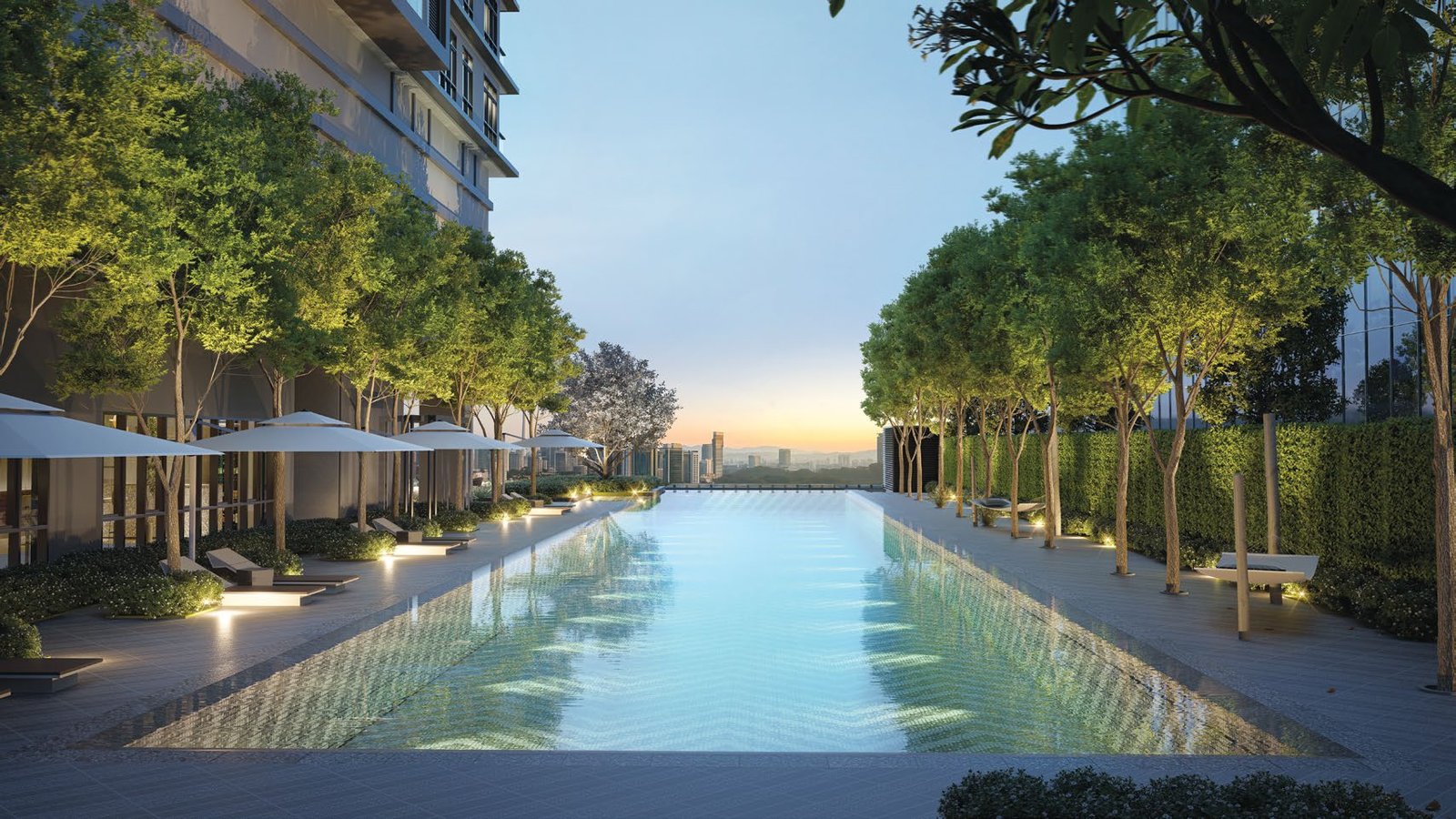 50 metre infinity lap pool